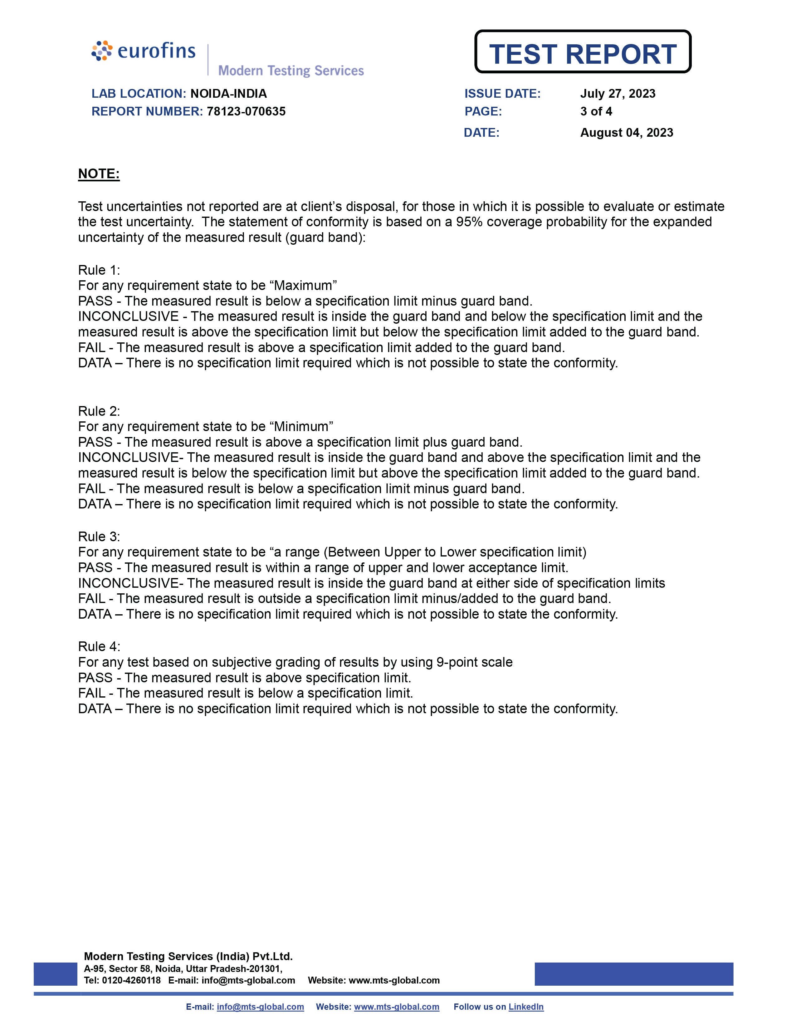 BPA Free Alkaline Water Cans Test Report