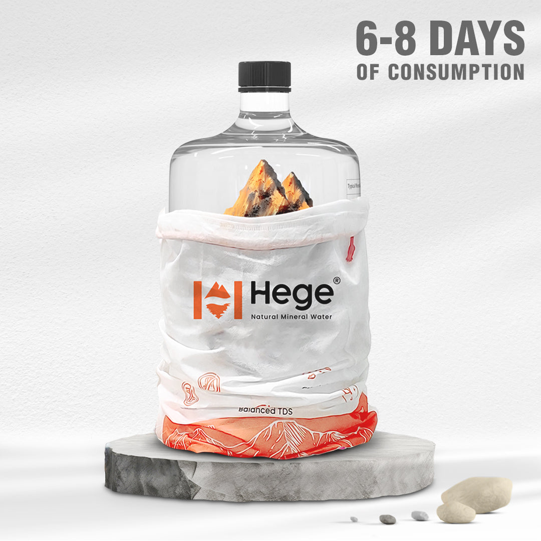 20L Hege Natural Mineral Water | Natural pH~8 | TDS>250 | 24 Hour Delivery.