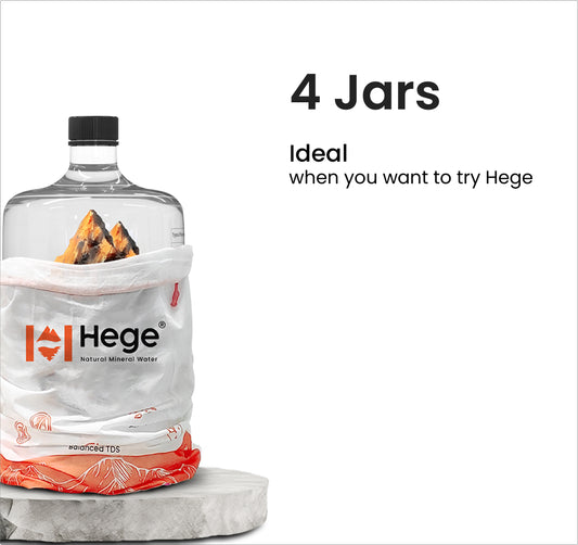20L Hege Natural Mineral Water | Natural pH~8 | TDS>250 | Not Your Ordinary RO Water
