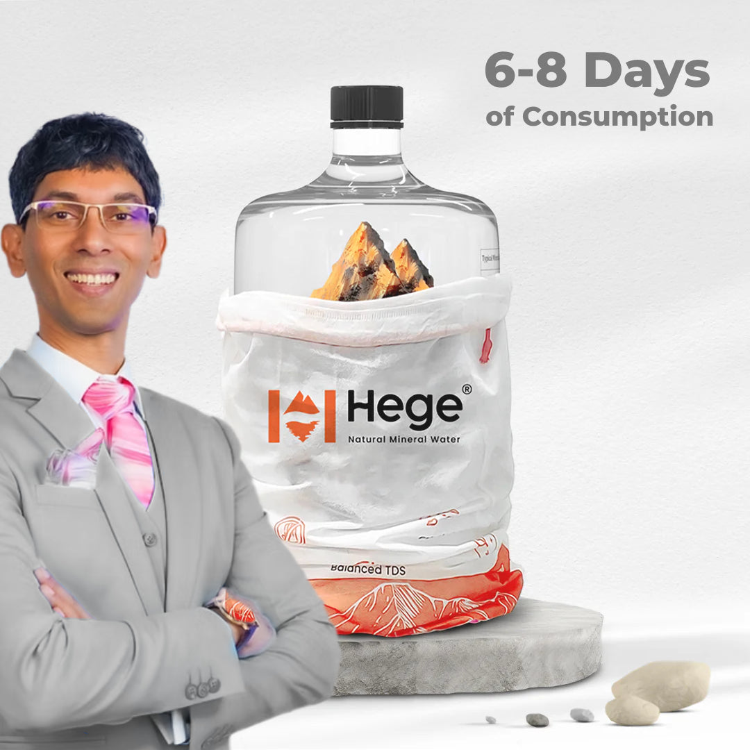 20L Hege Natural Mineral Water | Natural pH~8 | TDS>250 | 24 Hour Delivery