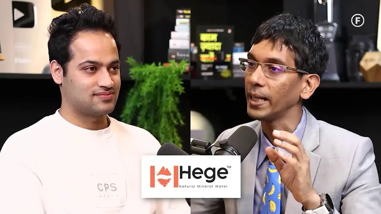 Raj Shamani and Ryan Fernando's podcast on alkaline water